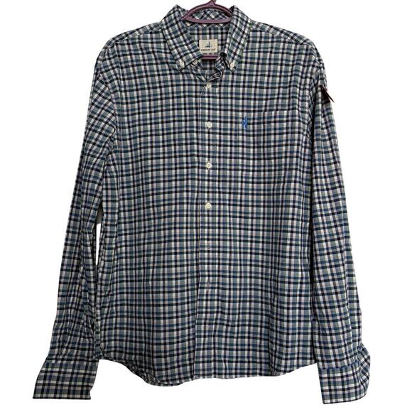 Johnnie-O Other - Johnnie O Hangin Out Button Down Shirt Plaid Medium Tailgate Prep Harborcore